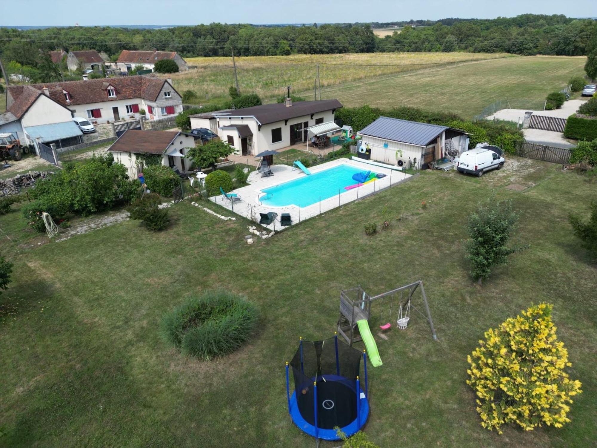 Studio Proche Beauval Et Chateaux De La Loire Francueil Exterior foto